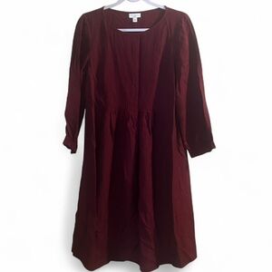 J.jill Tunic Dress Women’s Size S Red whimsical Spring